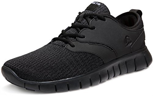 Tesla Men's Knit Pattern Sports Running Shoes