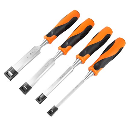 KSEIBI 312130 Wood Chisel Set Of 4 Piece With Durable Non Slip Handle