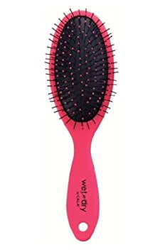 Cala Wet-N-Dry Detangling Hair Brush - Pink