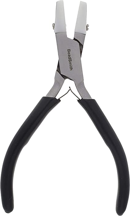 Beadsmith Double Nylon Jaw Chain Nose Pliers Tool For Wire Bending