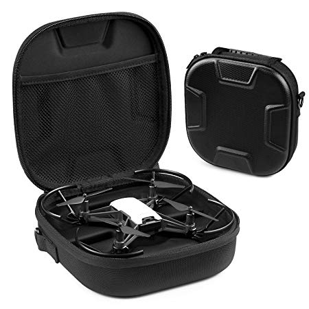 DG-Direct Carrying Case for For Tello Quadcopter Drone，Waterproof Portable Bag hard EVA trval box for DJI Tello Drone accessories (Black)
