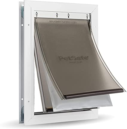 PetSafe Extreme Weather Dog and Cat Door - Aluminum or Plastic Pet Door - Small, Medium, Large and X-Large