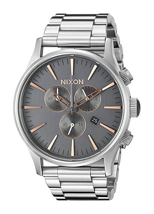 Nixon Men's A3862064 Sentry Chrono Stainless Steel Watch