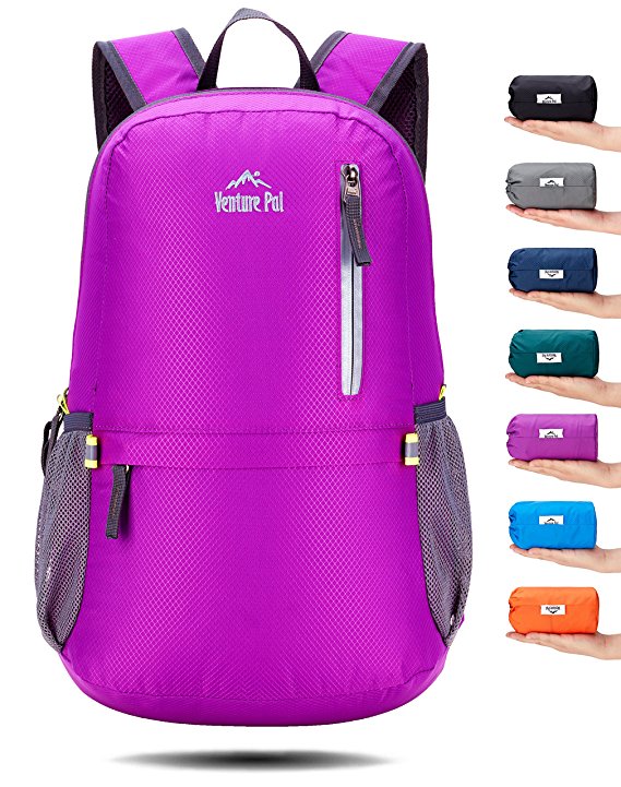 Venture Pal 25L Travel Backpack - Durable Packable Lightweight Small Backpack for Women Men