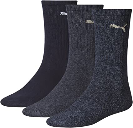 Puma Sport - Chaussettes de Sport - Lot de 3 - À Logo - Homme