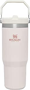 Stanley IceFlow Flip Straw Water Bottle With Straw 0.89L - Keeps Cold for 12  Hours - Leakproof - Stainless Steel Water Bottle - BPA Free Travel Mug - Easy to Carry - Dishwasher Safe - Rose Quartz