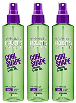 Garnier Fructis Style Curl Shaping Spray Gel, 8.5 Fluid Ounce (Pack of 3)