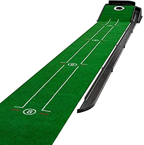 Maxfli Indoor Golf Putting Green Practice - Automatic Ball Return - 9'' X 12'