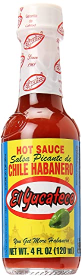 El Yucateco Red Hot Sauce, 4 Fluid Ounce