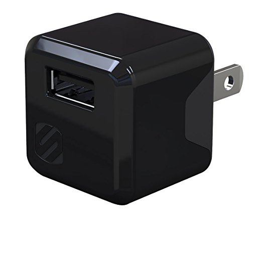 Scosche USBH121M Compact USB Wall Charger - Black