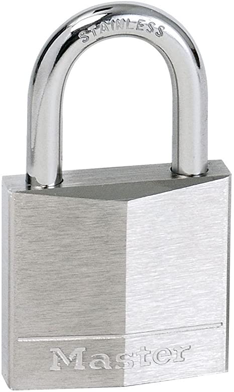 Master Lock 640DAU 40mm Wide Nickel Plated Solid Brass Padlock