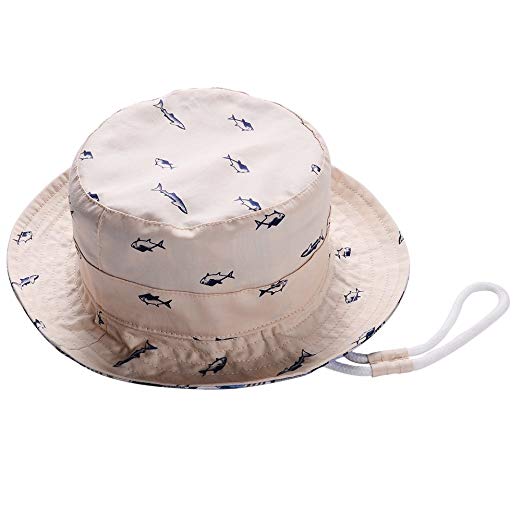Baby Sun Hat for Boys Girls - Toddler Kids Children Beach Pool Play UV Protection Hats Bucket/Reversible Brim