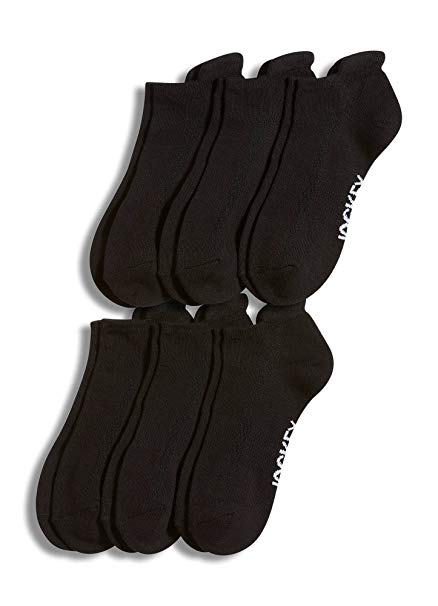 Jockey Women's Socks Women's Essentials Antimicrobial Low-Cut Tab Socks - 6 pack