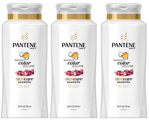 Pantene Pro-V Color Preserve Volume Shampoo 25.4 Fl Oz (Pack of 3)