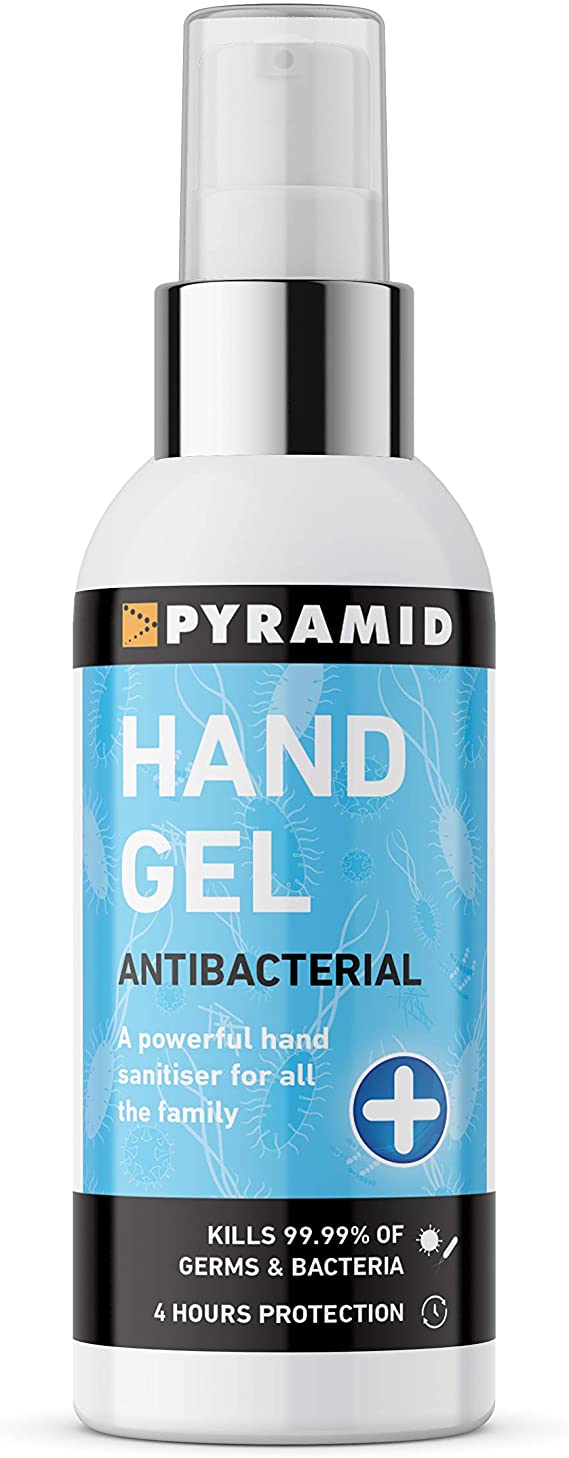 Pyramid Hand Sanitiser Gel for Travellers Camping Backpackers - 60ml