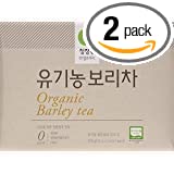 100% Organic Barley Tea, 10g X 30 Unbleached Teabags, Sugar Free, Caffeine Free - PACK OF 2