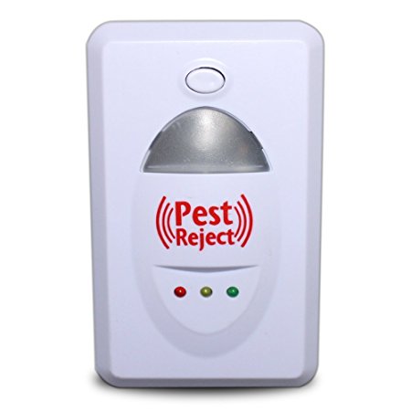 Ccaravan pest repellent reject 2 in 1 Electromagnetic and ultrasound Repels Rodents and Insects with US Adapter