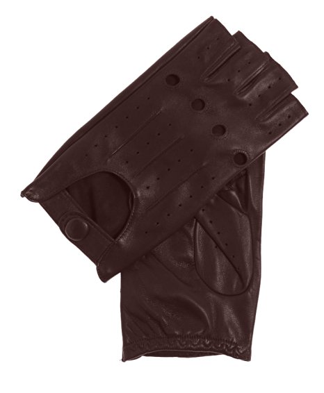 Fratelli Orsini Everyday Women's 1/2 Finger Leather Driving Gloves