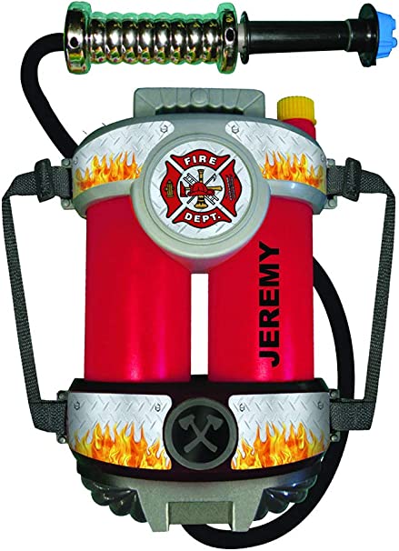 Aeromax, Inc. Personalized Firepower Super Fire Hose with Backpack or Personalized Helmet