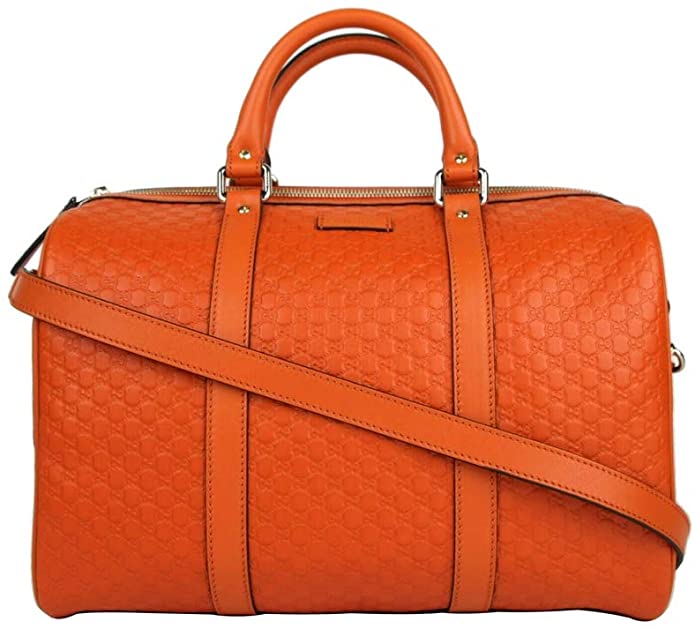 Gucci Women's Guccissima Leather Medium Boston Bag With Shoulder Strap 449646 1226