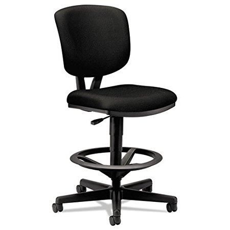 HON Volt H5705 Task Stool for Office or Computer Desk, Black