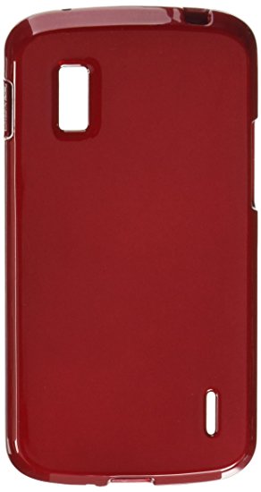 Asmyna LGE960HPCSO002NP Premium Durable Protective Case for LG Nexus 4 E960 - 1 Pack - Retail Packaging - Red