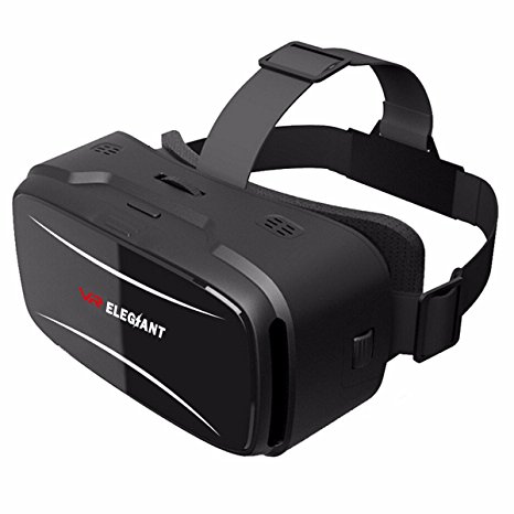 Virtual Reality Headset, ELEGIANT Smart VR 3D Headset Glasses Goggles Box for iPhone 7 plus/7, Samsung, Android and 4.0-6.0 inch Smartphone for Video Movies Games