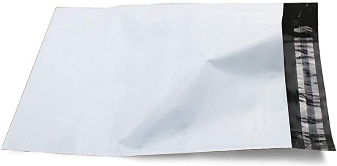 PAPRMA 100 Pcs 12" x 15.5"White Poly Mailers Envelopes Shipping Bags Self Sealing