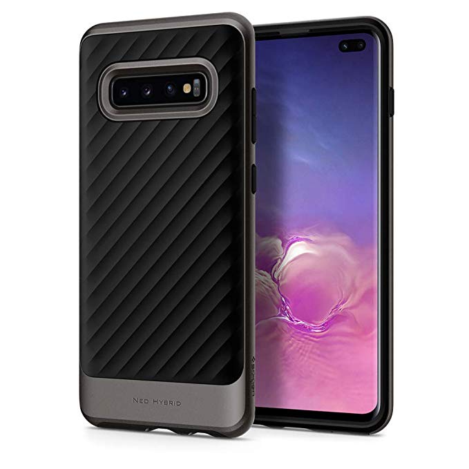 Spigen Neo Hybrid Designed for Samsung Galaxy S10 Plus Case (2019) - Gunmetal