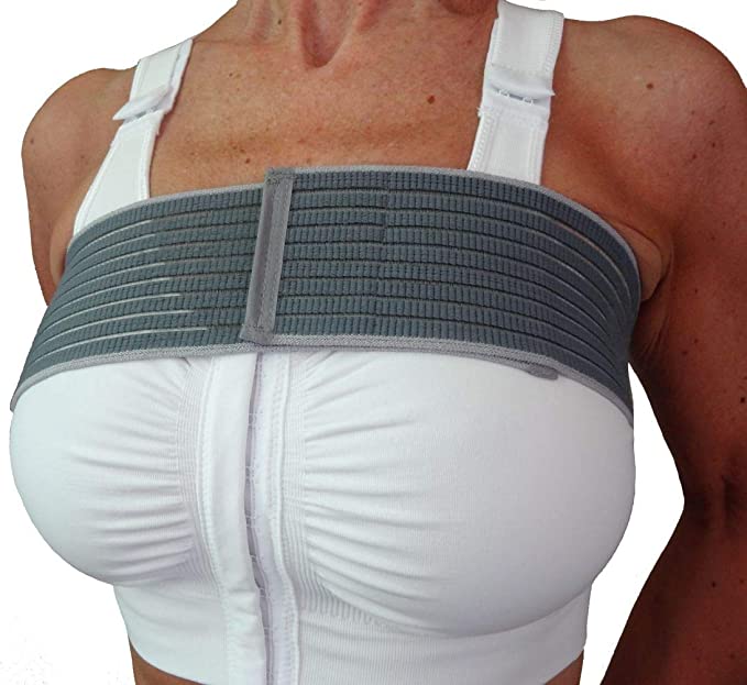 Post-op Bra After Breast Enlargement or Reduction   Elastic stabilizer Band