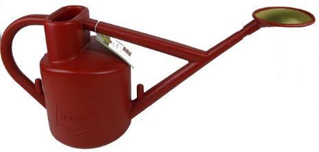 Haws V119 Practican Plastic Watering Can, 1.6-Gallon/6-Liter, Red