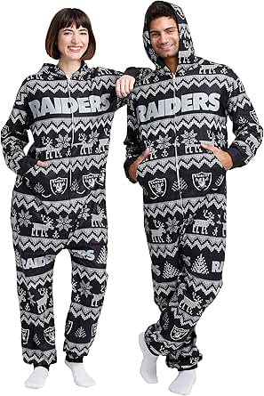 FOCO NFL Team Logo Pajamas One Piece Onsie