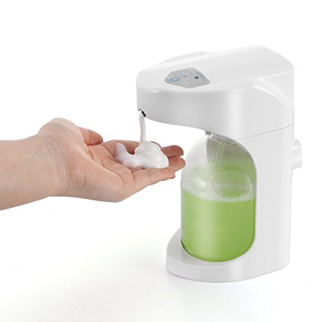 Automatic Touchless Hand Soap Dispenser Sunsbell Foam Dispenser Sensor Wall Mount Pump Touchless Liquid Infrared Soap Dispenser (500ML-Foam Dispeser)