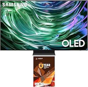 SAMSUNG QN65S90DAFXZA 65 Inch 4K OLED Smart TV with Dolby Atmos and 4 Year Amber Protection Plan (2024)