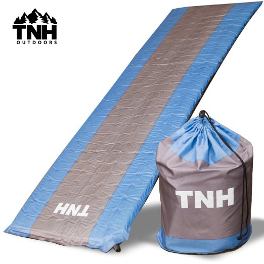 #1 Premium Self Inflating Sleeping Pad ✦ Comfort Pad with Thicker Foam Padding and Insulation ✦ Great For Camping ✦ High Quality Construction with Thick Outer Skin ✦ Lifetime Warranty