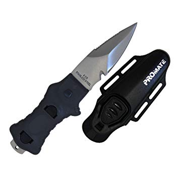 Promate Point Tip Scuba Dive BC Knife (3" Blade)