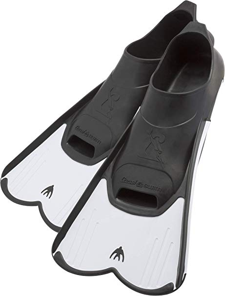 Cressi Short Full Foot Pocket Fins for Swimming or Training in the Pool and in the Sea | Light: made in Italy