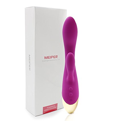 MEILE • Rechargeable Elegant Mini Wireless Wand Vibrator Massager ，Multi-speed 10 Strong Patterns，For Body Muscle Aches Sports Recovery - Purple