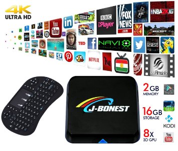 2G16G TV BOX with FREE KeyboardJBonest M8S Android TV Box Amlogic S812 Quad Core Fully loaded Add-ons with KODI Cloud TV H265 Airplay Miracast 3D Blu-ray 4K Stream Media Player Smart HTPC TV BOX