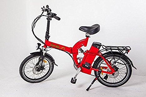 Greenbike USA GB5 Electric Motor Power Bicycle Lithium Battery Folding Bike - FULL SUSPENSION