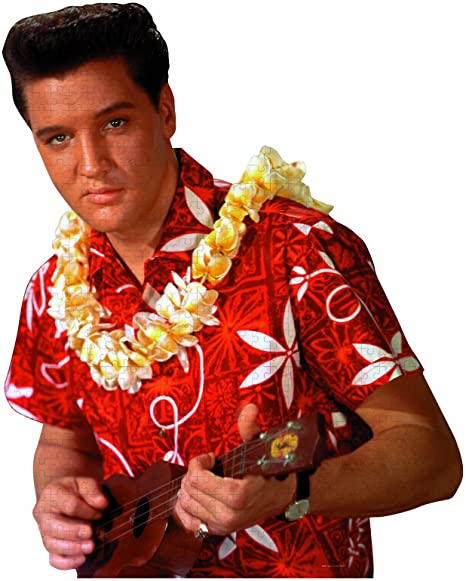 Paper House Productions Jigsaw Shaped Puzzle 23 by 29-Inch, Elvis - Blue Hawaii (500 Pieces)