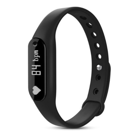 Sports Bracelet , ELEGIANT C6 Bluetooth 4.0 Smart Bracelet Watch Wristband Pedometer Heart Rate Movement Sleep Monitoring Bracelet Shake Camera Anti-Lost Reminder Alarm Intelligent Smart Unlock The Motion Information Sharing for Android 4.4 and above Samsung S6/ S6 Edge / Note5 or iOS 7.0 and above iphone 4S, iphone 5, iphone 5S, iphone 5C, iTouch5, ipad3, ipad4, ipad air, ipad mini