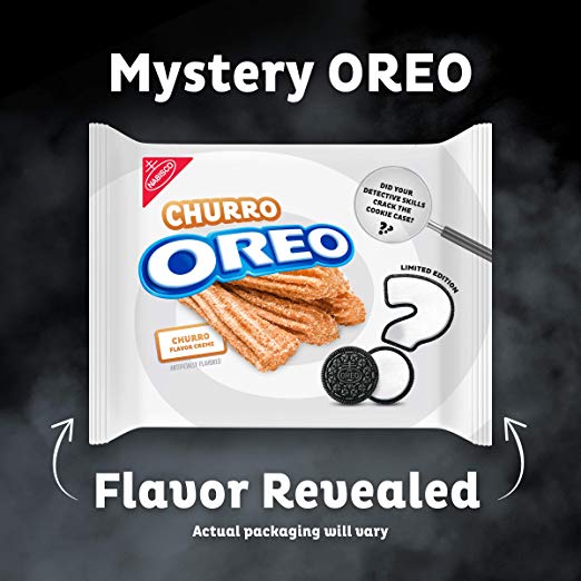Oreo Chocolate Sandwich Cookies, Limited Edition Mystery Flavor Creme, 3 Resealable Pack (12.2 Ounce .), 3Count