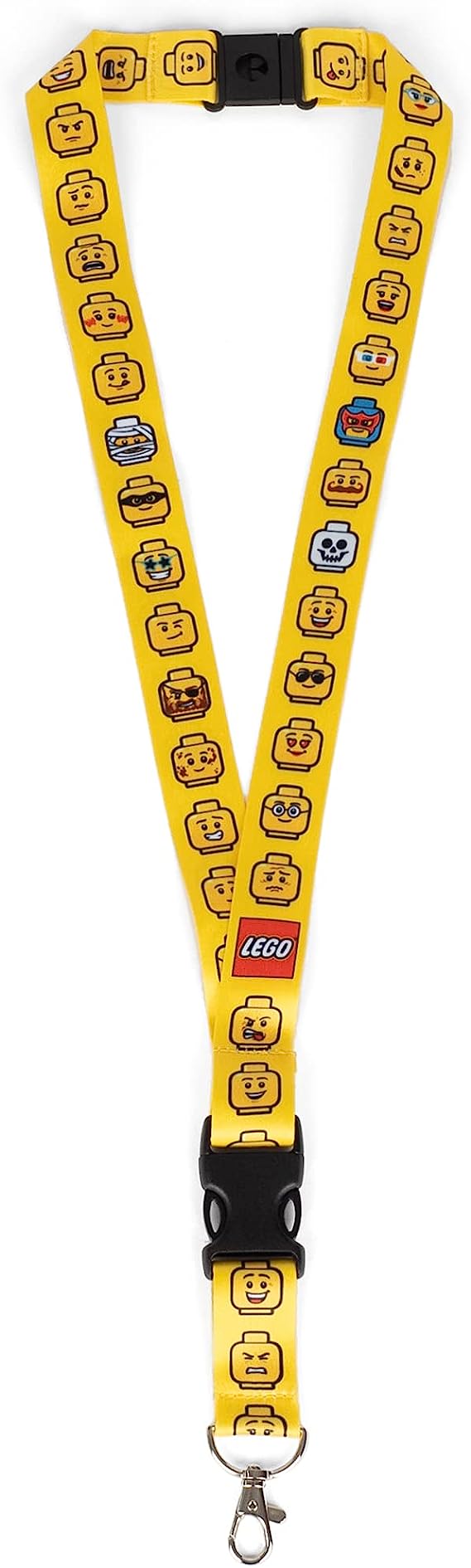 LEGO Lanyard, Neck Strap for Key Chains, Detachable Lanyard for Phone, Keys, ID Badge, with clasp and Quick Release Buckle