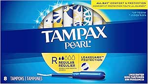 TSN Tampax Pearl Regular, 8 ct