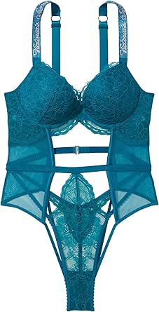 Victoria's Secret Cutout Lace Teddy, Push Up, Women's Lingerie, Very Sexy Collection (XS-XXL)