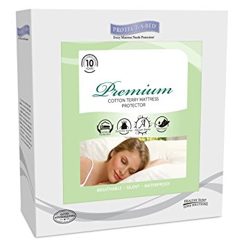 Protect-A-Bed Premium Waterproof Mattress Protector, Twin Size