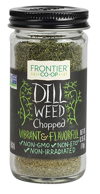 Frontier Culinary Spices Dill Weed Cut and Sifted, 0.35-Ounce Bottle