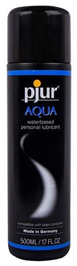 Pjur  AQUA - Premium Water-Based Personal Lubricant  (16.9 Fluid Ounce / 500 Milliliter)