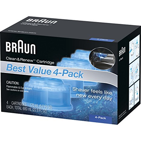 Braun Clean & Renew Frustration Free Refill Cartridges CCR 4